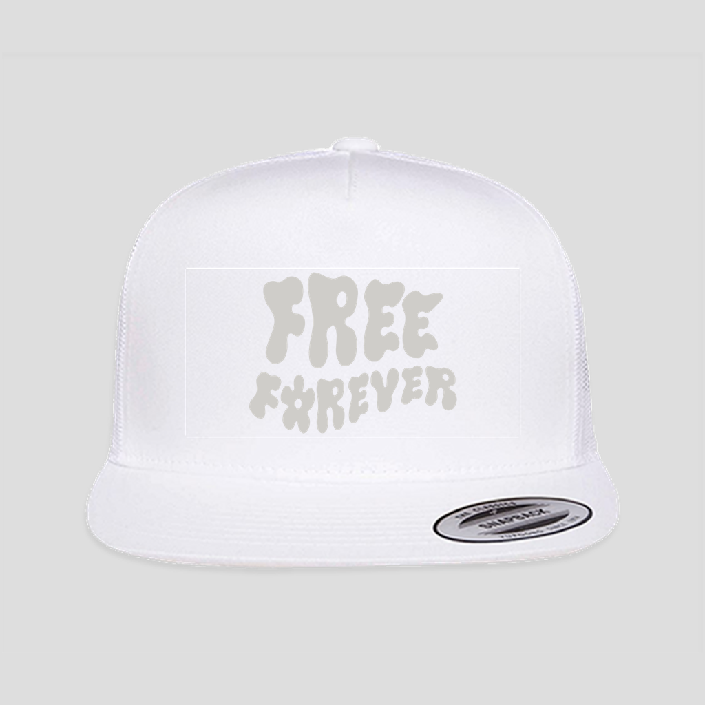 Free Forever Embroidered Flower Trucker