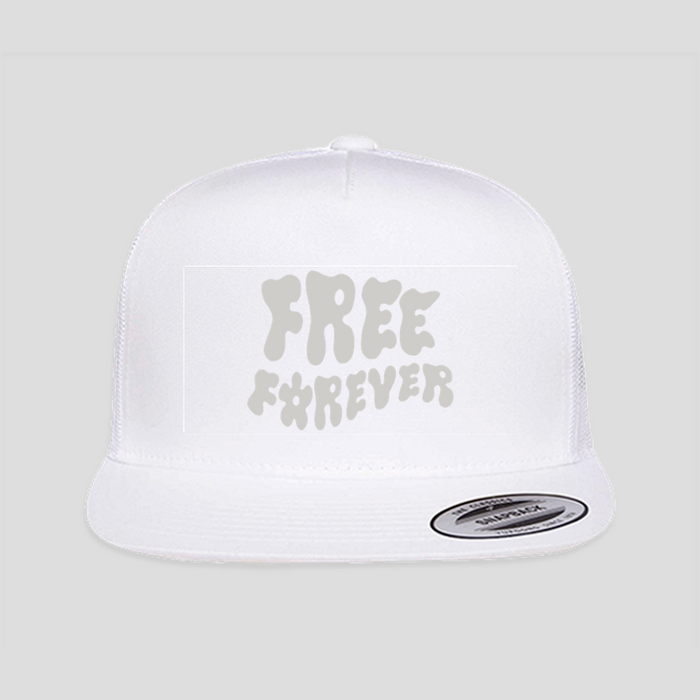 Free Forever Embroidered Flower Trucker